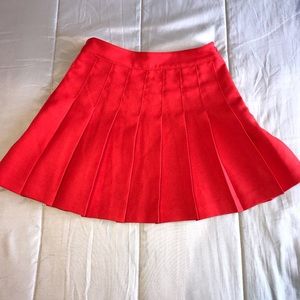 Red Aritzia Skirt